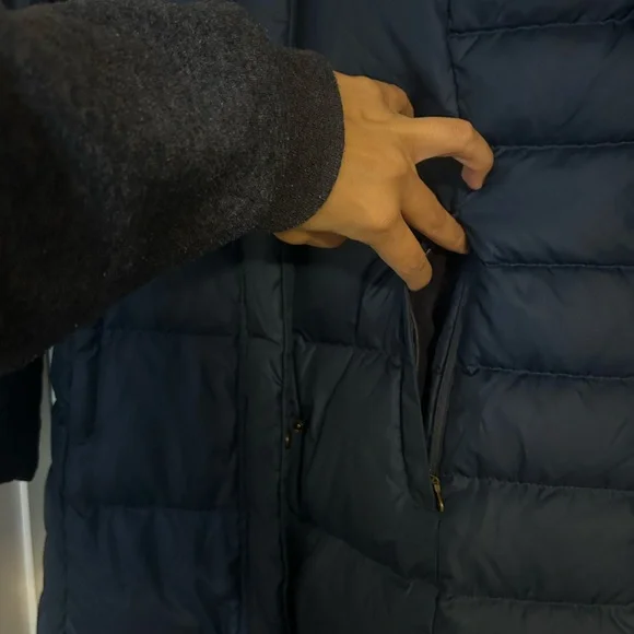 Eddie Bauer Women's Blue Down Puffer Coat - Picture 2 of 11